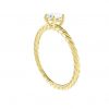 Zasnubny prsten zlte zlato s diamantom Aurium AU85124333-Y