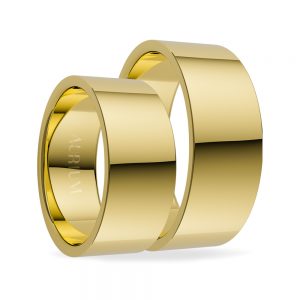 klasicke svadobne obrucky zlte zlato hladke Aurium AU76103-7-Y