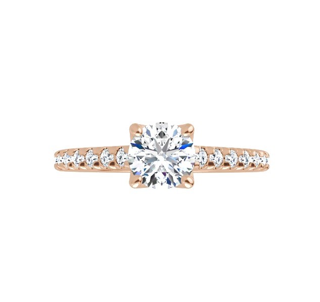 luxusny zasnubny prsten ruzove zlato Aurium AU85123936