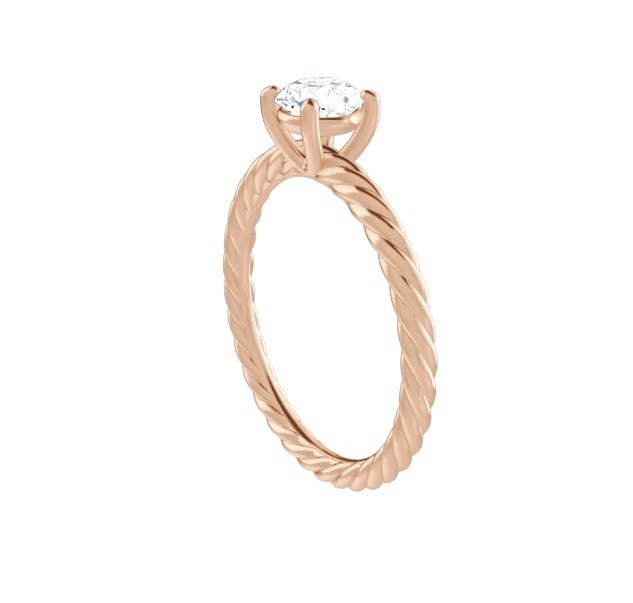 zasnubny prsten ruzove zlato Aurium AU85124333-R