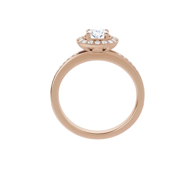 zasnubny prsten ruzove zlato Isabelle aurium sk