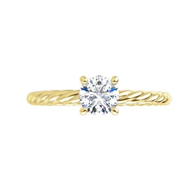 zlaty zasnubny prsten zlte zlato soliter Aurium AU85124333 Y