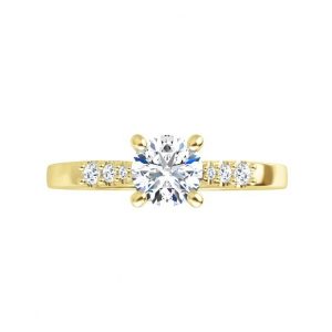 zlatý zasnubny prsten biele zlato originalny Aurium AU85123001-Y