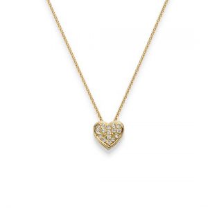 diamantovy privesok srdce diamond heart zlte zlato AU611.00083.NG aurium